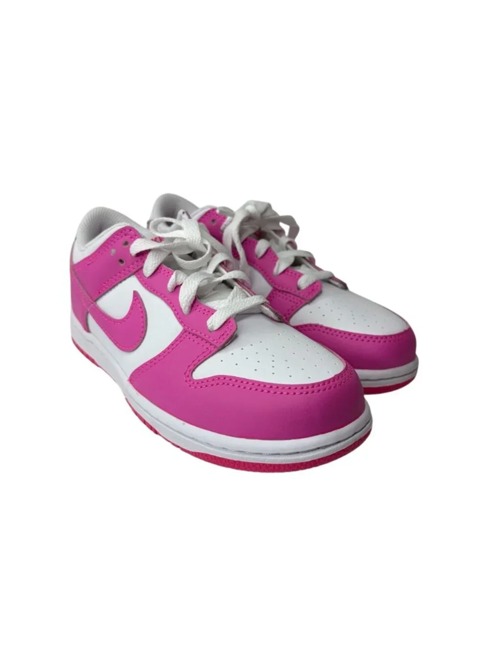 Nike Dunk Low PSE White Laser Fuchsia Pink Sneakers Shoes FB9108-102 Size 2Y Kid
